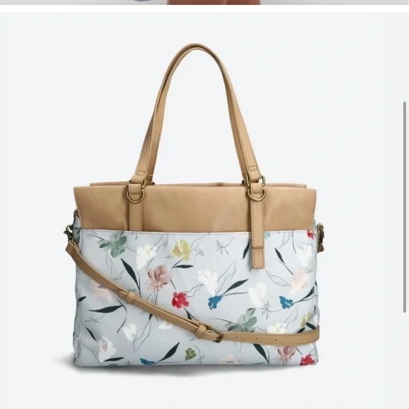 Market & Spruce floral Frances satchel - Picture 2 of 4